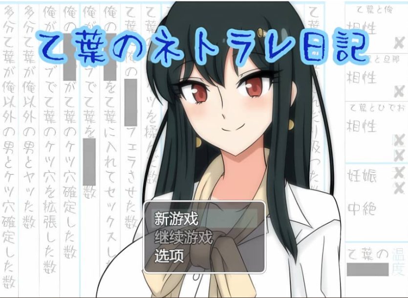 【PC/14.6G/RPG】乙叶老师的私人日记 Ver2.0+Ver1.06 汉化作弊版 PC+日系RPG游戏+4.6G