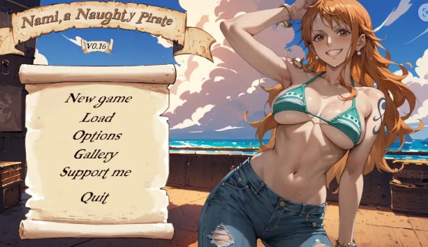 【PC/安卓/AI汉化/日系/同人/SLG游戏/1.6G】顽皮海盗娜美 (Nami, a Naughty Pirate) Ver0.16 AI汉化版+PC+安卓+日系同人SLG游戏+1.6G