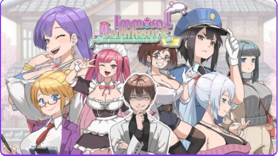 【PC/官中/沙盒/SLG游戏/3.60G】 背德浴场 (Immoral-Bathhouse) Demo 官中步兵+沙盒SLG游戏+3.60G