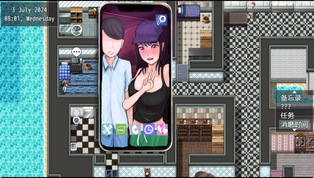 【PC/AI汉化/日式/RPG游戏/3.10G】 被NTR的夏天（Summer Stolen Paradise）Ver0.30.02 AI汉化步兵版+全回想存档+日式RPG游戏+3.10G